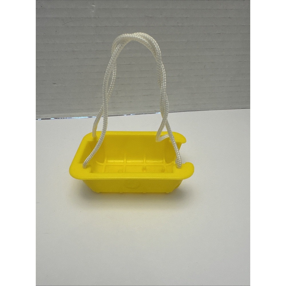 VTG 1993 Kenner JURASSIC PARK Capture Copter Replacement yellow rescue carrier